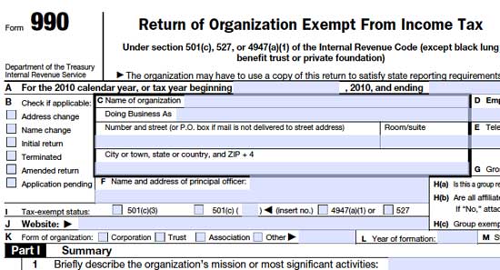 IRS Releases Nine Tax Forms of Nonprofits in Computer-Readable Format