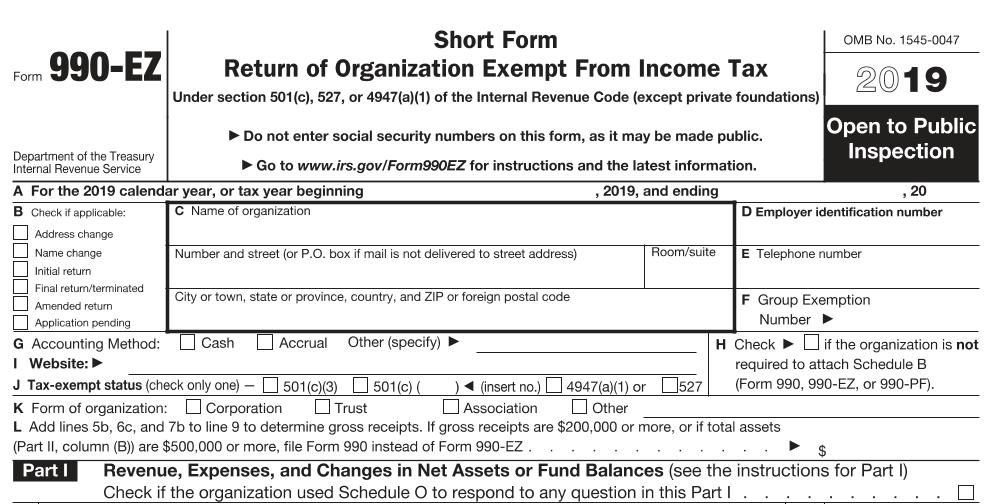 What is Form 990-EZ?