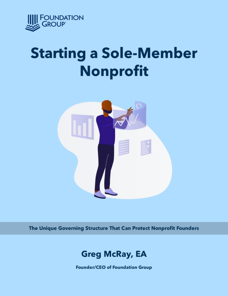 Sole Member Nonprofit E-Book
