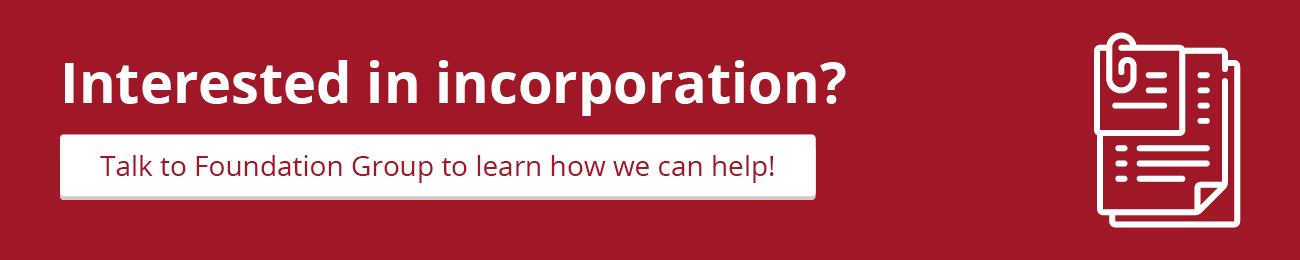 Click this graphic to learn more about Foundation Group’s nonprofit incorporation services.