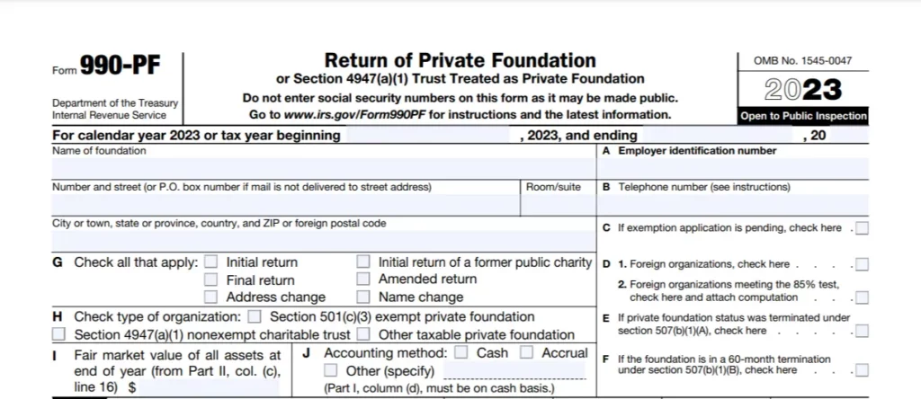 Foundation Group_How to Start a Private Foundation_990pf 