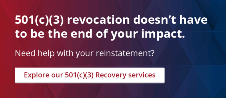 How to Handle a Revoked 501(c)(3) Status in 5 Steps - Foundation Group®