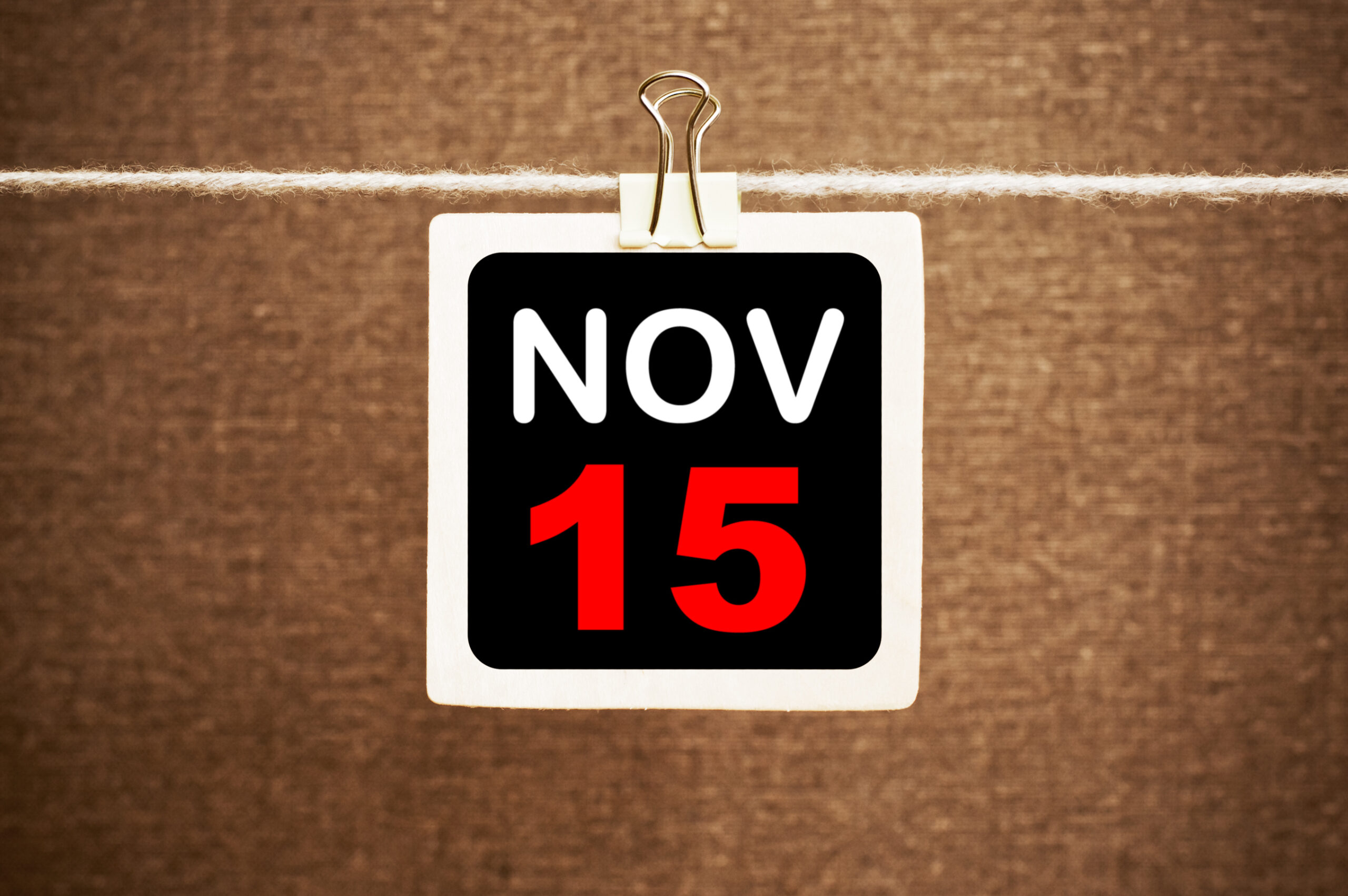 November Form 990 Deadline